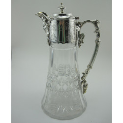 Fine Quality Victorian Silver Plated Claret Jug (c.1890)