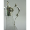 Victorian Silver Plated Claret Jug with Cork Bayonet Style Stopper