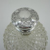 Edwardian Art Nouveau Style Silver Perfume Bottle