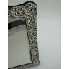 Late Victorian Silver Rectangular Standing Mirror