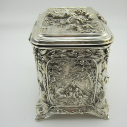 Decorative Rectangular Electro Formed Jewellery or Trinket Box