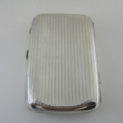 Smart and Good Quality Large Silver Cigar Case