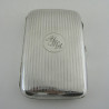 Smart and Good Quality Large Silver Cigar Case (1912)