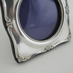 Charming Edwardian Square Silver Photo Frame