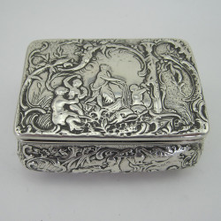 Late Victorian Dutch Sterling Silver Box (1892)