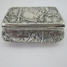 Late Victorian Dutch Sterling Silver Box