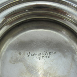 Decorative Edwardian Mappin & Webb Sterling Silver Rose Bowl