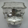 Exceptionally Large William Comyns Edwardian Sterling Silver Jewellery Box