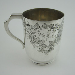 Good Quality Edwardian Silver Christening Mug (1901)