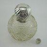 Impressive Large Edwardian Silver Perfume Bottle