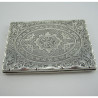Early Victorian Silver Card Case in a Purse Form