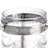 Exceptional Victorian Silver Plated and Engraved Glass Loving Cup