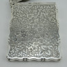 Pretty Edwardian Silver Card Case