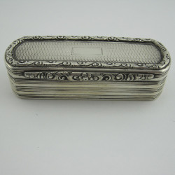 Good Quality William IV Silver Snuff Box