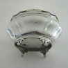 Large fluted bombe Shaped Good Quality Silver Tea Caddy