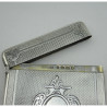 Very Good Quality George Unite Silver Visiting Card Case