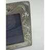 Art Nouveau Style Silver Photo Frame with Repousse Entrelac Decoration