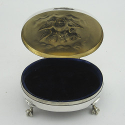 Charming Reynolds Angel Style Edwardian Silver Jewellery Box