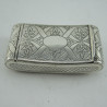 Original George III Silver Snuff or Vinaigrette Box