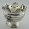 Good Quality Georgian Style Silver Plated Monteith Bowl