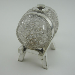 Edwardian Mappin & Webb Good Quality Whiskey or Spirit Barrel