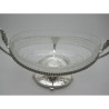 Impressive Victorian Oval Silver Plated Bowl
