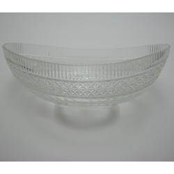 Impressive Victorian Oval Silver Plated Bowl