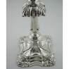Impressive Set of Four Georgian Style Silver Plated Candlesticks