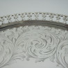 Superb Quality 35.5cm (14") Victorian Silver Plated Salver