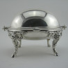 Decorative Victorian Silver Plated Revolving Lidded Butter Dish (c.1895)