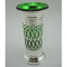 Pair of Unusual Edwardian Silver Plated Vases