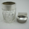 John Grinsell & Son Victorian Silver Mounted Perfume Bottle