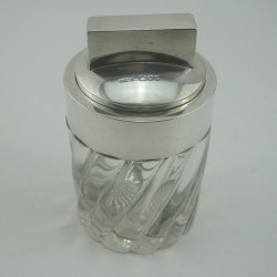 John Grinsell & Son Victorian Silver Mounted Perfume Bottle (1895)