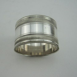 Boxed Set of Six Victorian Silver Plated Napkin Rings
