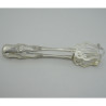 Unusual Pair of Elkington & Co Silver Plated Asparagus or Serving Tongs (c.1885)