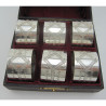 Unusual Boxed Late Victorian Silver Plated Napkin Rings