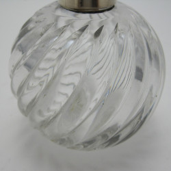 Stylish Victorian Silver Topped Perfume Bottle