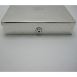 Superb Quality Victorian Square Silver Plated Box