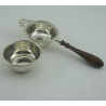 Sterling Silver Tea Strainer with Cylindrical Plain Bowl