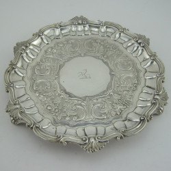 Superb Quality Georgian Irish Silver Salver (1837)