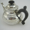Queen Anne Style Sterling Silver Bachelor Size Tea Pot