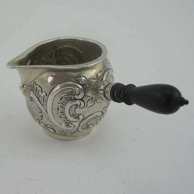 Charming Victorian Sterling Silver Miniature Brandy Warmer (1895)