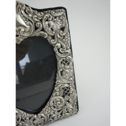 Decorative Late Victorian Sterling Silver Photo Frame