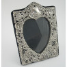 Decorative Late Victorian Sterling Silver Photo Frame (1900)