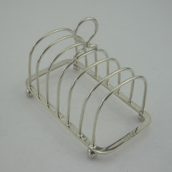 Pair of Good Quality Sterling Silver Toast Racks