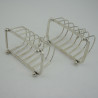 Pair of Good Quality Sterling Silver Toast Racks