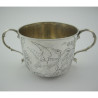 Quality Copy of Charles II Sterling Silver Two Handle Porringer
