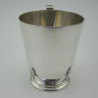 Stylish Art Deco Silver 8 fl Oz Christening Mug