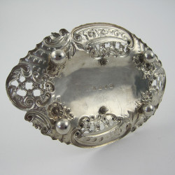 Pretty Victorian Silver Toast Rack with Four Rope Twist Divisions