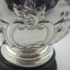 Impressive Victorian Embossed Sterling Silver Bowl